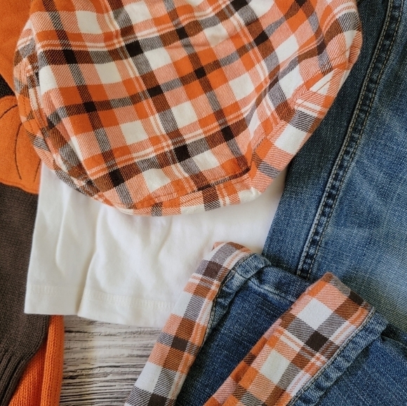 Gymboree Pumpkin Fall Harvest Outfit VGUC 5T - Picture 6 of 9